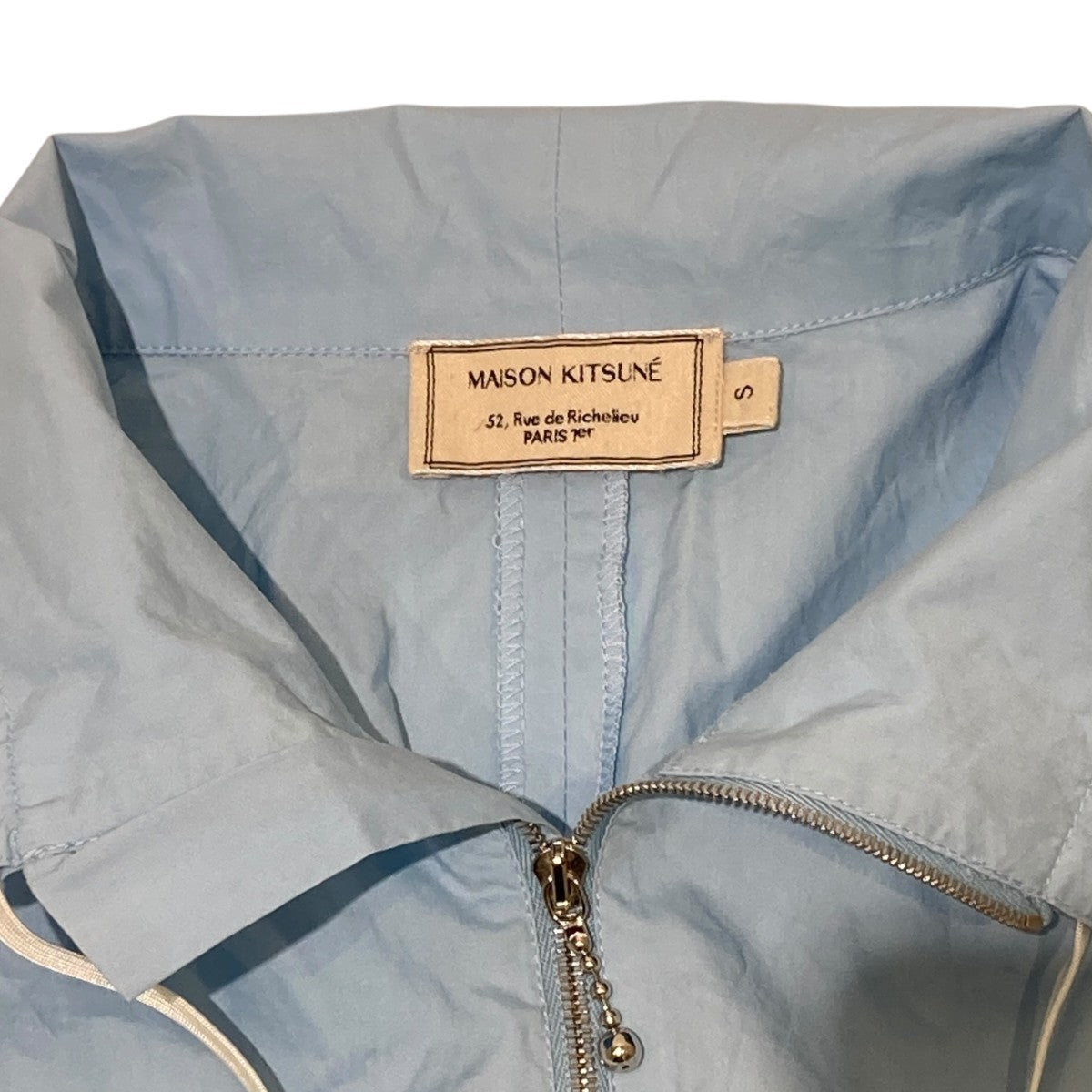 MAISON KITSUNE ハーフジッププルオーバー半袖シャツEU00602WC0011 古着・中古-6枚目のアイテム画像