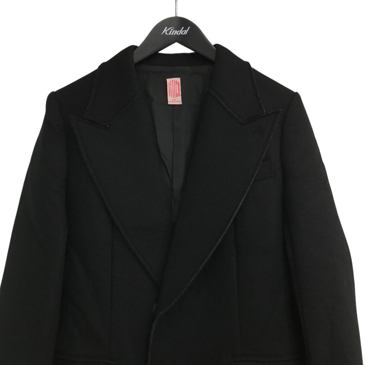 23AW「BONDED WOOL TAILORED COAT」ボンディングドッキングコートFTC234 0301