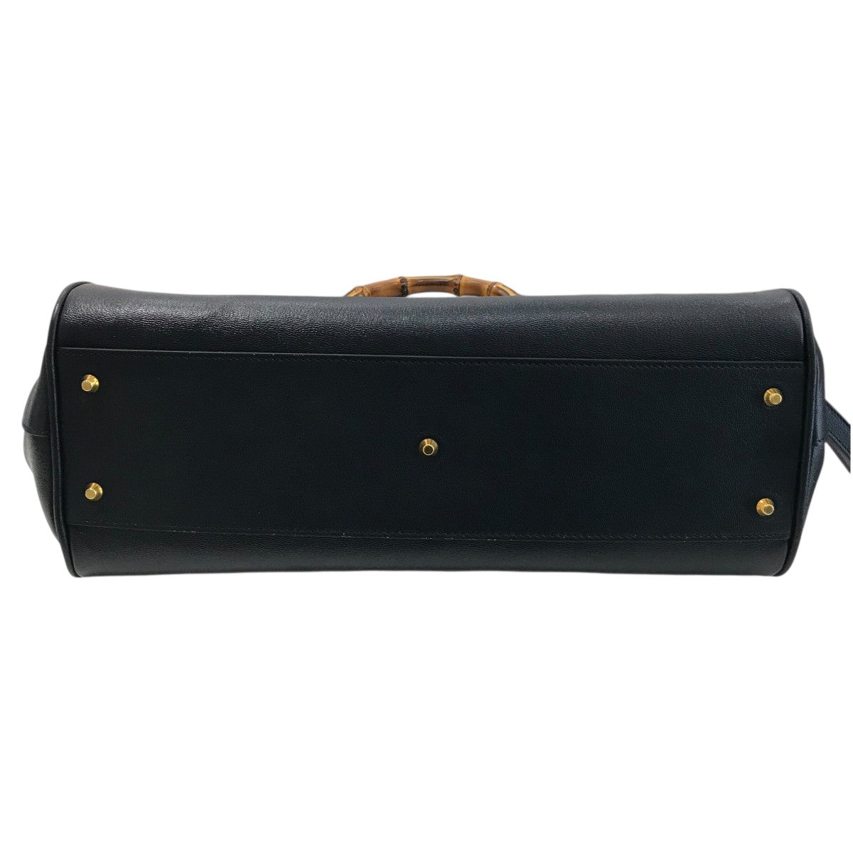 GUCCI 「日本限定 GGマーモント バンブー ストロー×レザー ハンドバッグ」ハンドバッグ655657 古着・中古-5枚目のアイテム画像