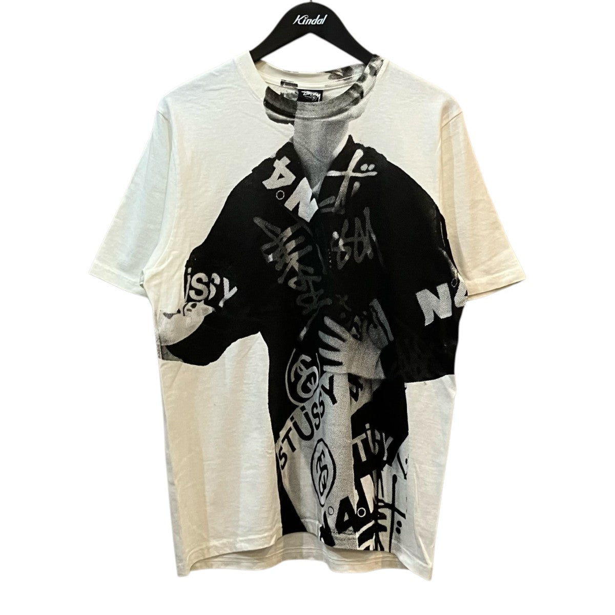 stussy LADY PARIS PIG． DYED TEE グラフィックプリントTシャツ 古着・中古-1枚目のアイテム画像