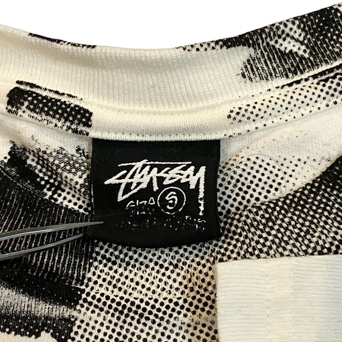 stussy LADY PARIS PIG． DYED TEE グラフィックプリントTシャツ 古着・中古-5枚目のアイテム画像