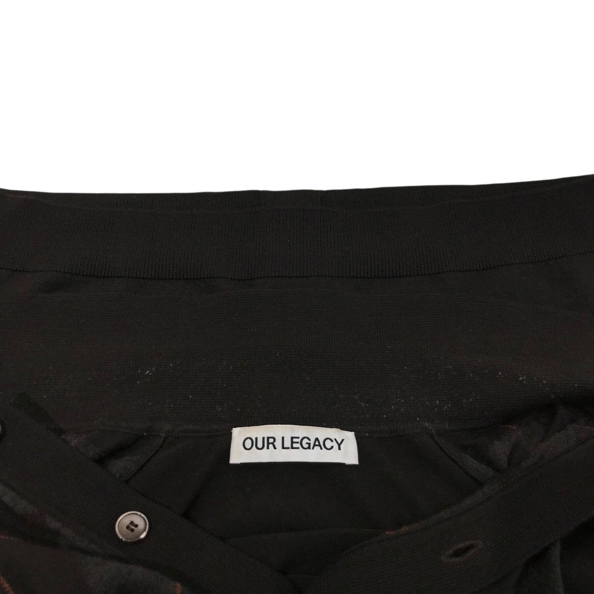 OUR LEGACY 25AW「EVENING POLO」アーガイルニットカーディガンM4253EP 古着・中古-8枚目のアイテム画像