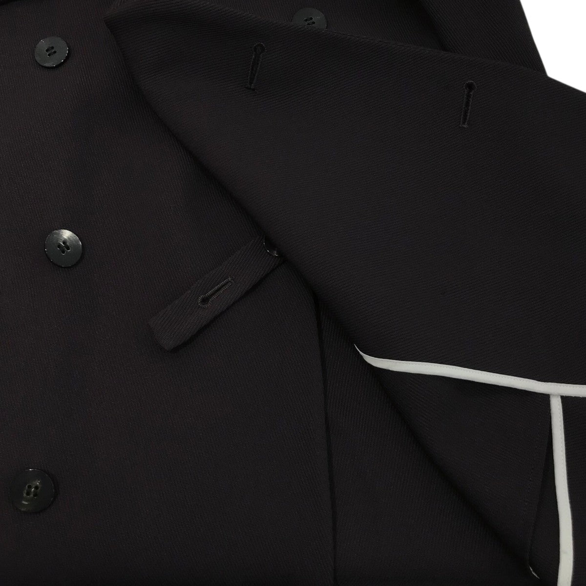 OVERCOAT(オーバーコート) 「Rayon Tricotine Double Breasted Jacket