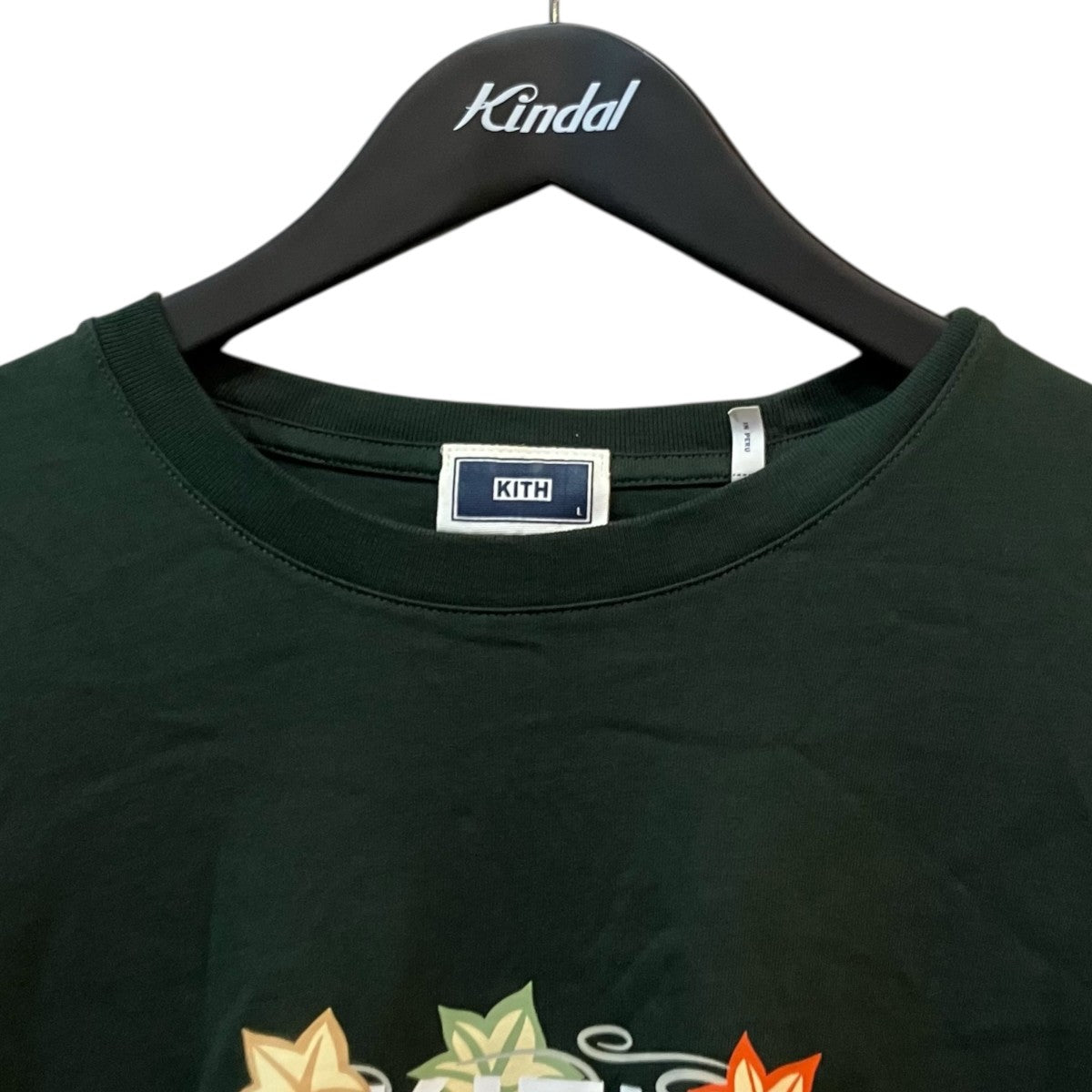 KITH(キス) プリントTシャツ KHM030820 ダークグリーン サイズ L