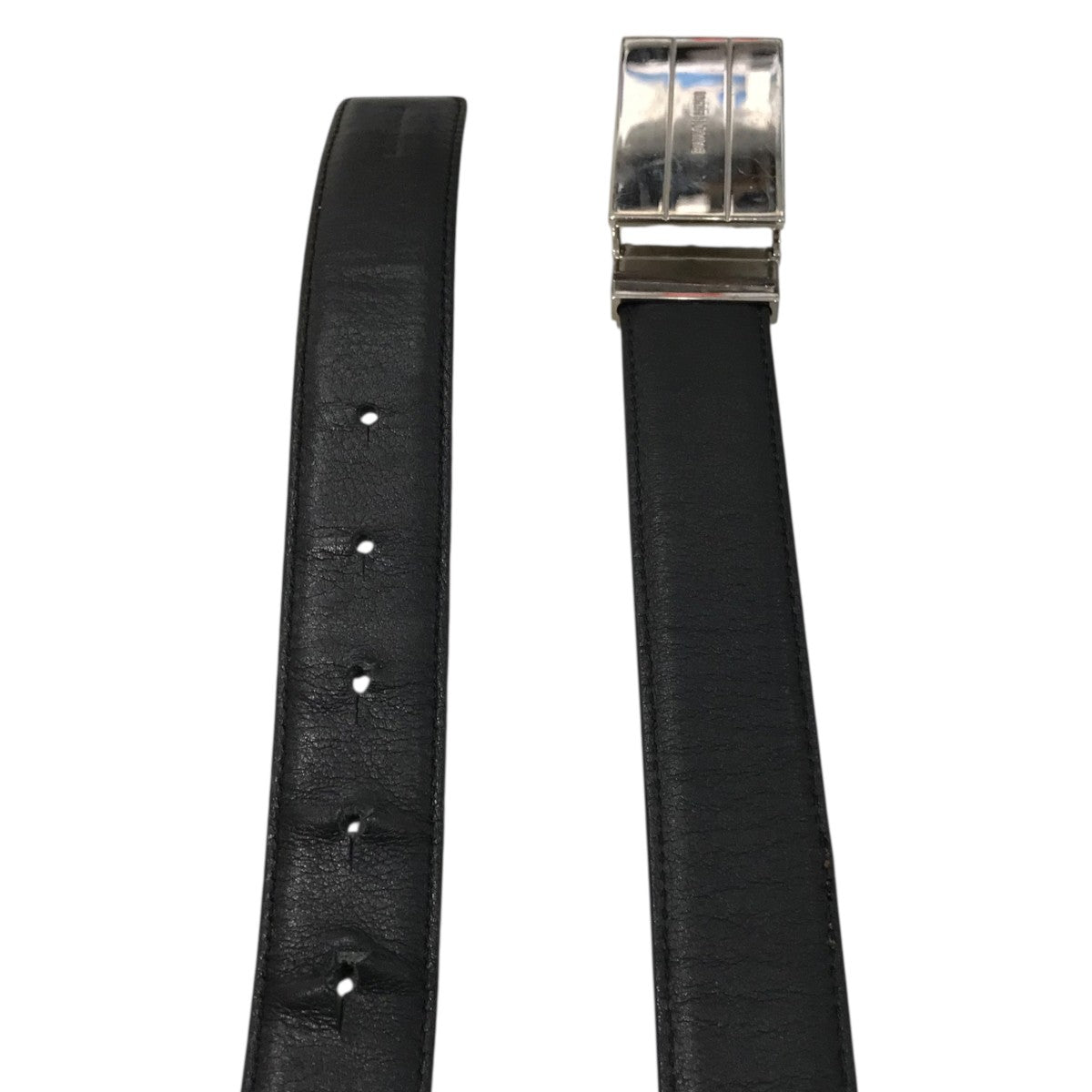 Dior Homme(ディオールオム) リバーシブルレザーベルト ブラック