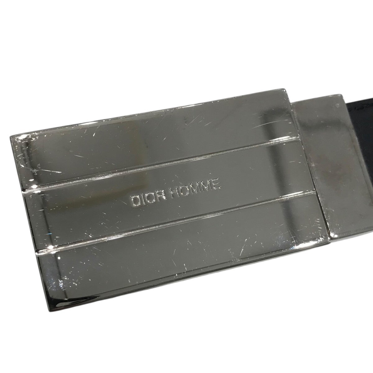 Dior Homme(ディオールオム) リバーシブルレザーベルト ブラック