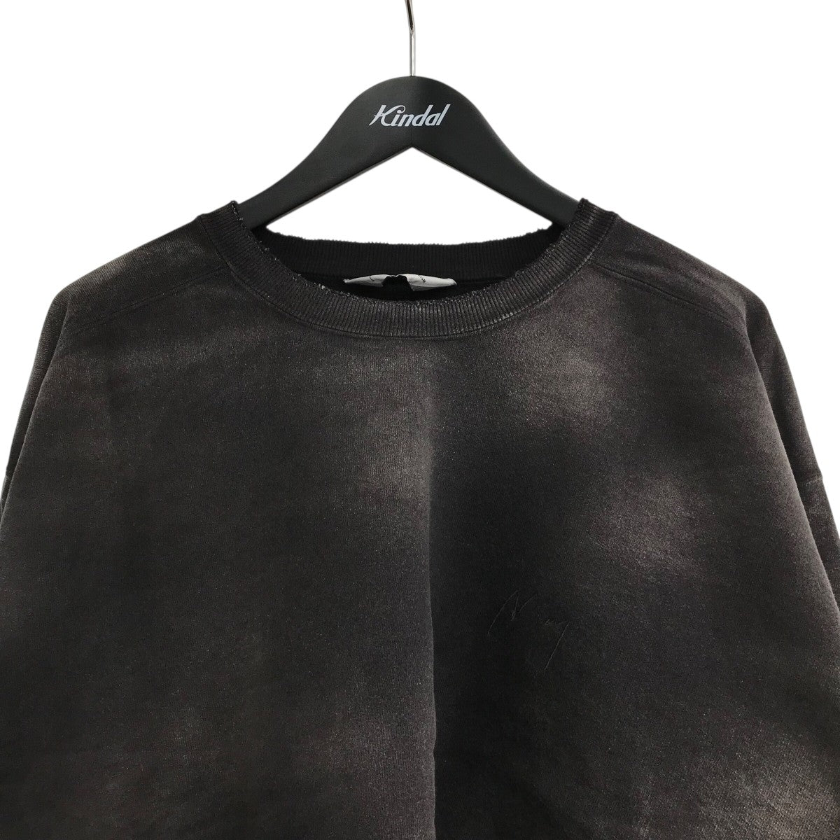 ANCELLM(アンセルム) 「UNEVENNESS SWEAT SHIRT」染色加工スウェット