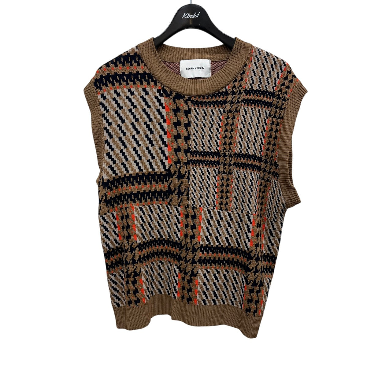 Henrik Vibskov ニットベストAW24Studio-M706 古着・中古-1枚目のアイテム画像