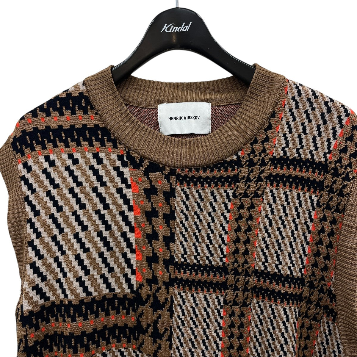 Henrik Vibskov ニットベストAW24Studio-M706 古着・中古-3枚目のアイテム画像