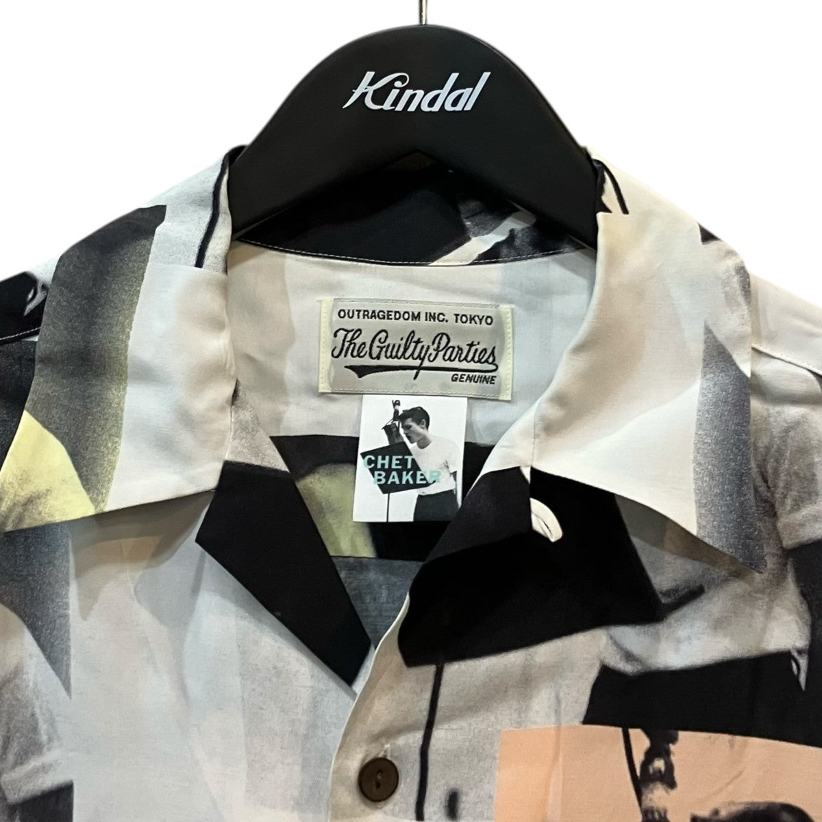 WACKO MARIA CHET BAKER S S HAWAIIAN SHIRTチェットベイカーハワイアンシャツ 古着・中古-3枚目のアイテム画像