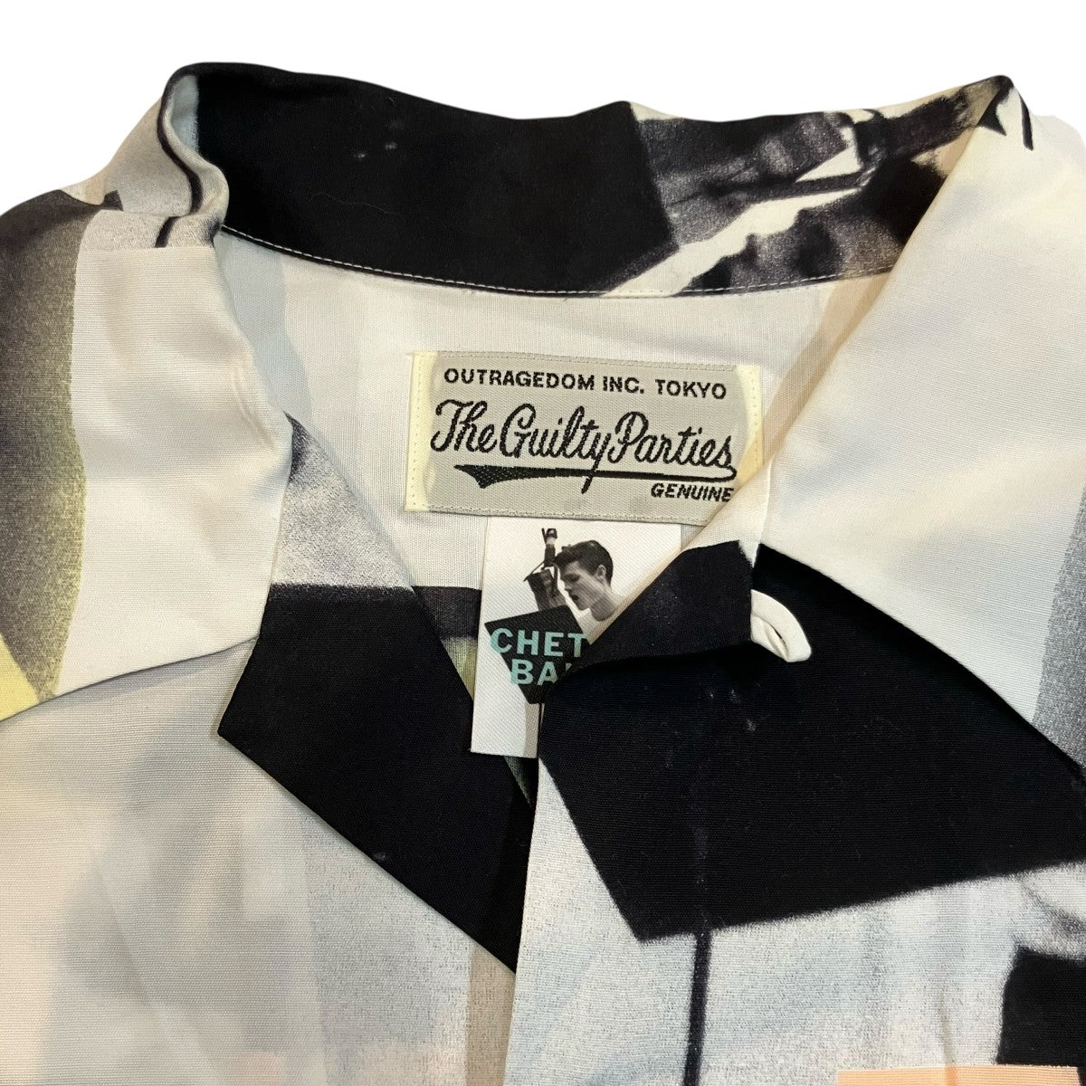 WACKO MARIA CHET BAKER S S HAWAIIAN SHIRTチェットベイカーハワイアンシャツ 古着・中古-6枚目のアイテム画像