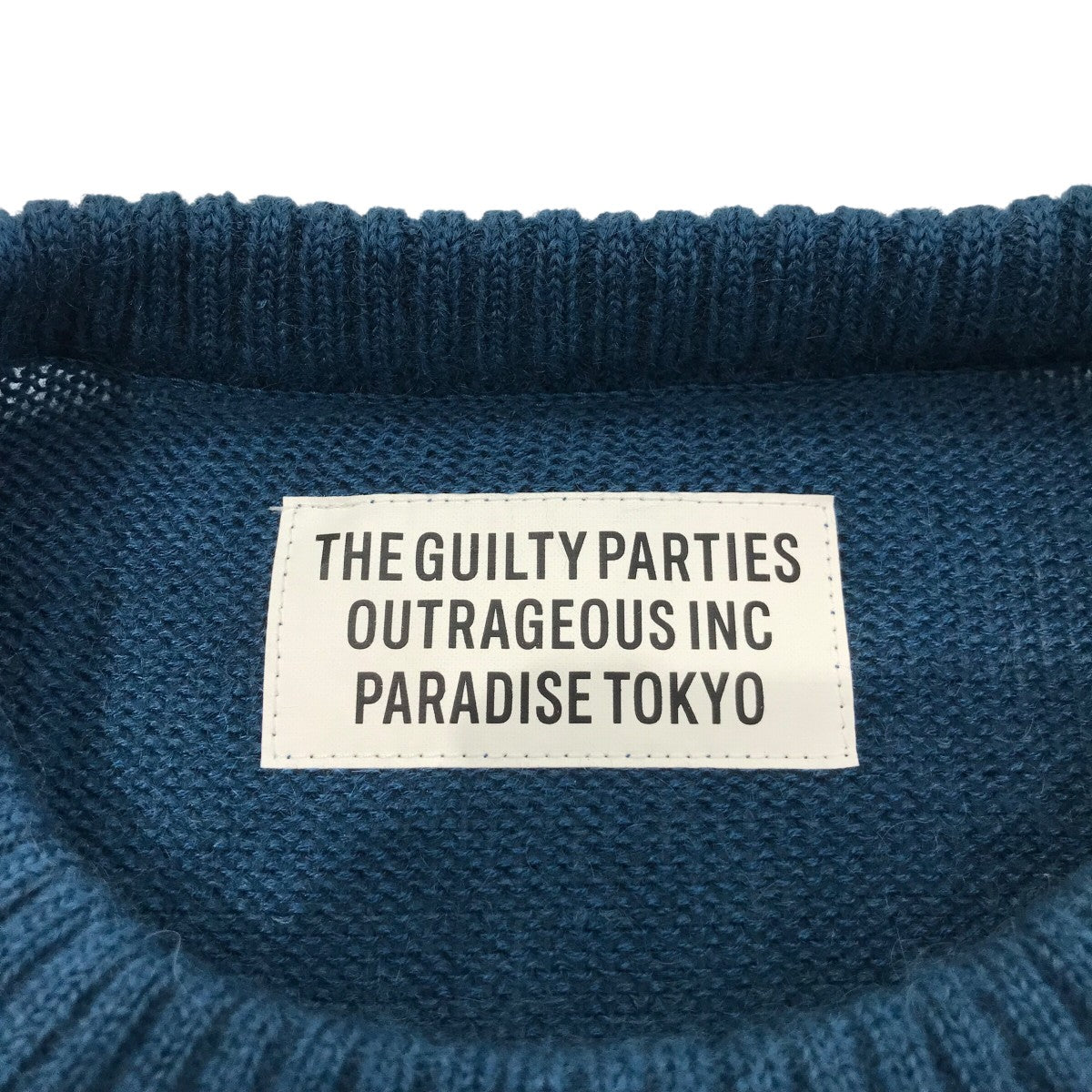 「MOHAIR CREW NECK SWEATER」モヘアクルーネックニット