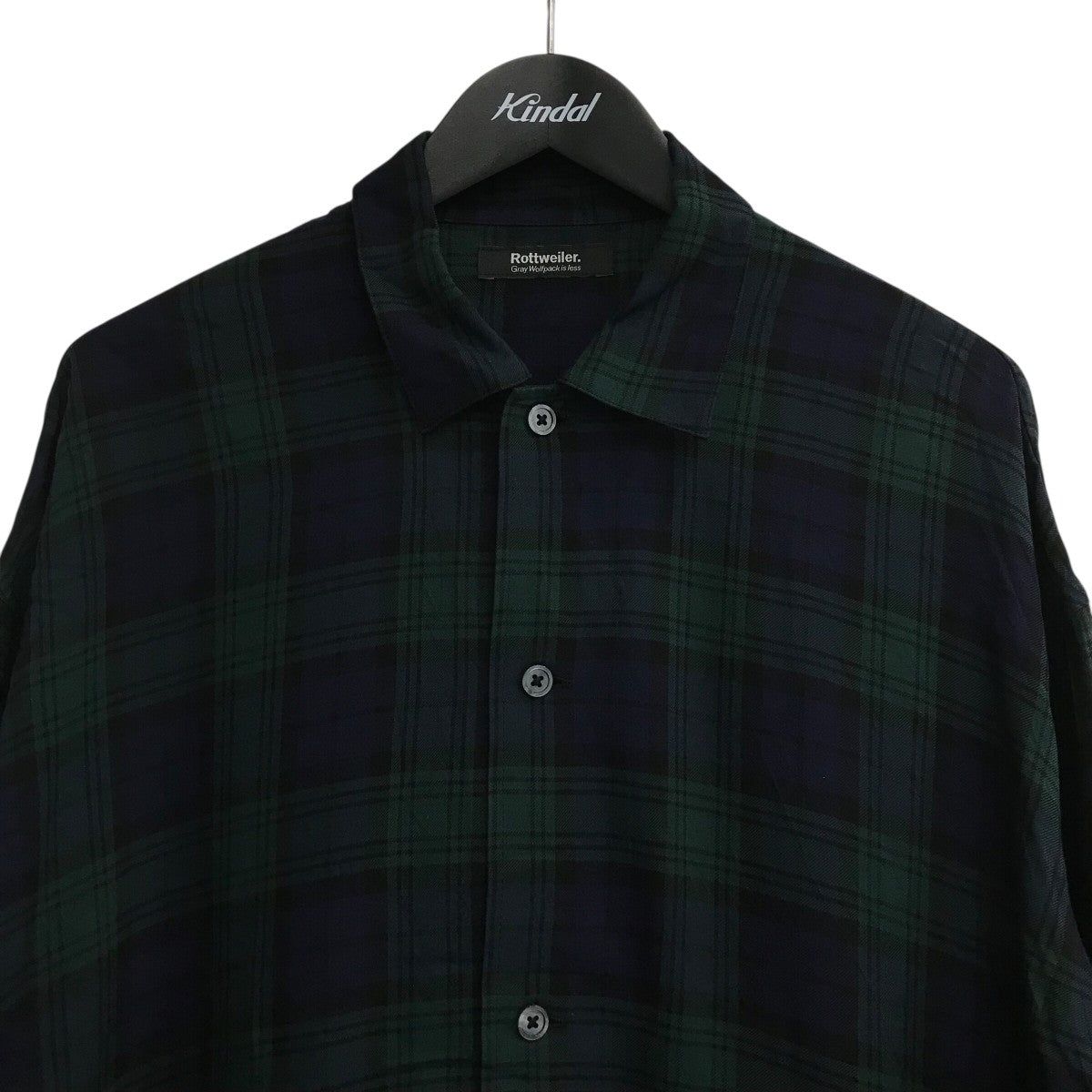 ROTTWEILER 「R9 CHECK SHIRT」チェックシャツRW23A0210 古着・中古-3枚目のアイテム画像
