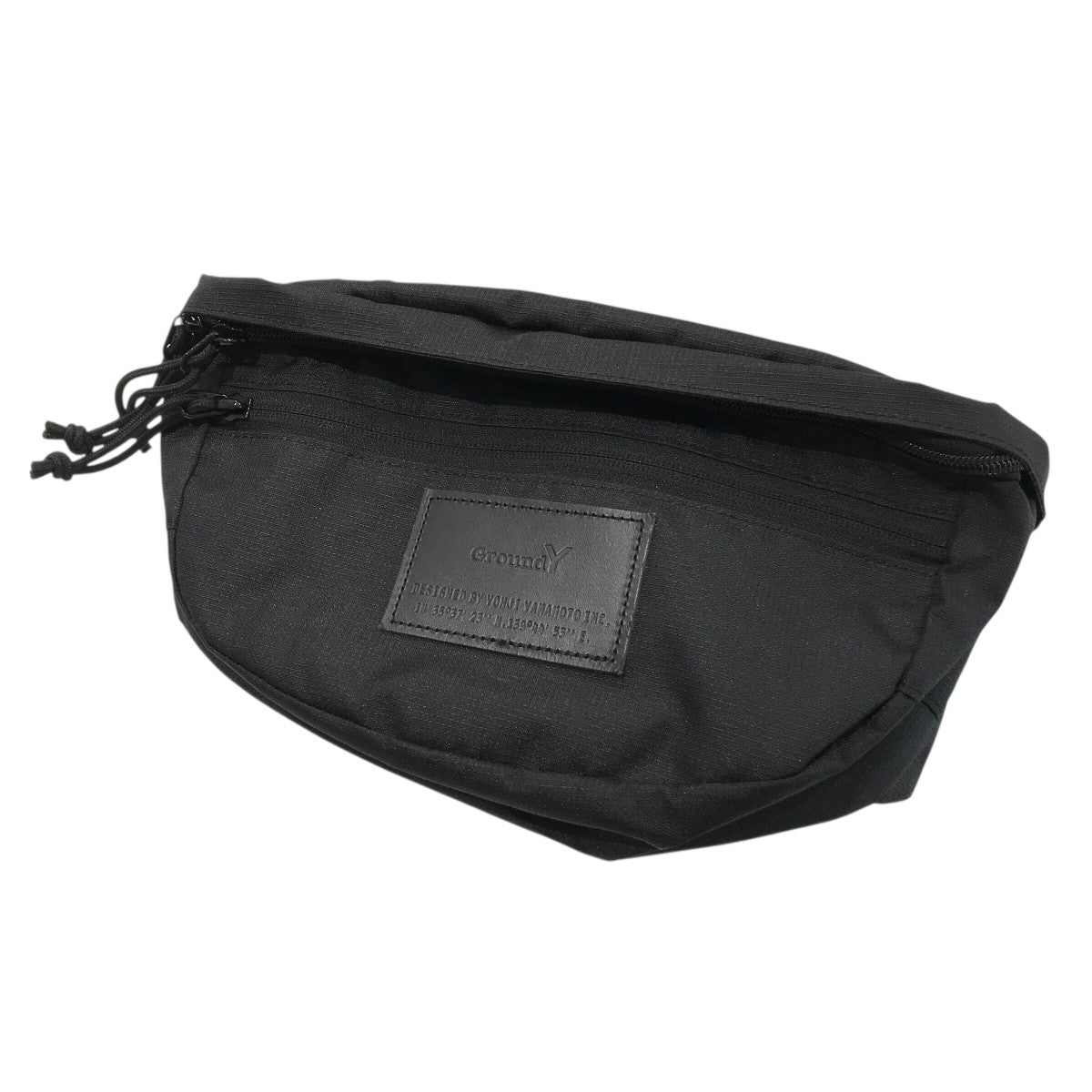 GROUND Y 「LOGO LEATHER PATCH EXPLORER WAIST BAG」ウエストバッグGS I50 950 古着・中古-2枚目のアイテム画像
