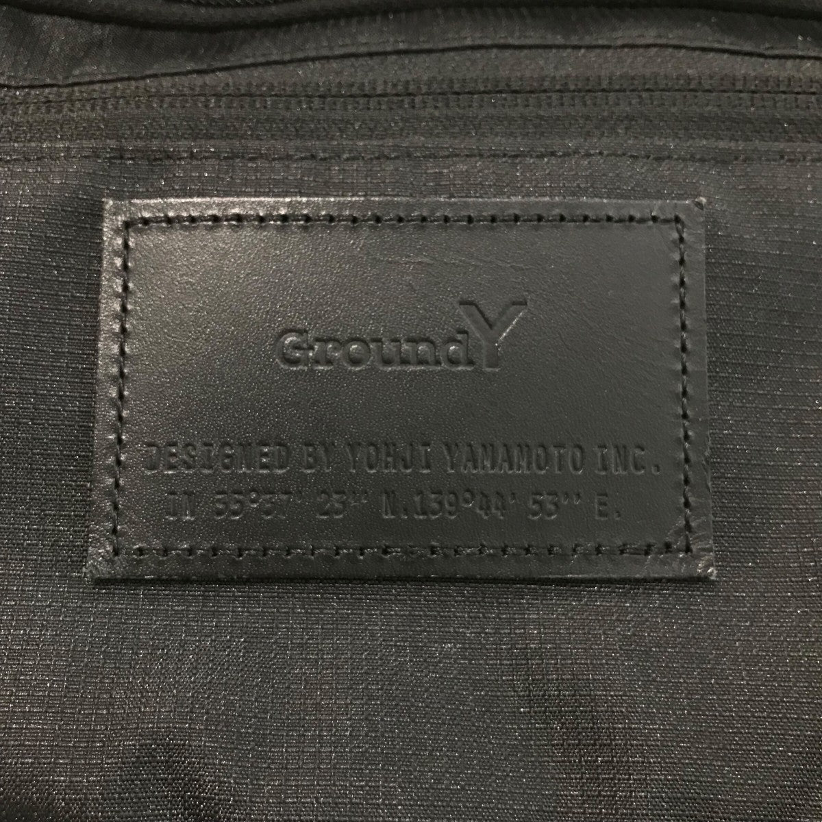 GROUND Y 「LOGO LEATHER PATCH EXPLORER WAIST BAG」ウエストバッグGS I50 950 古着・中古-6枚目のアイテム画像