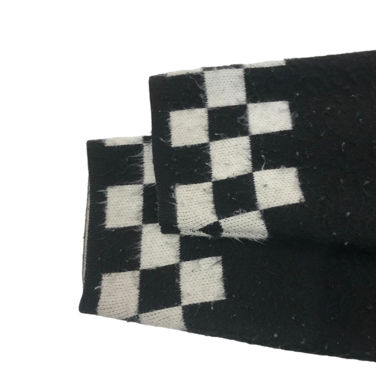 Supreme 21SS「Brushed Checkerboard Cardigan」ブラッシュドチェッカーボードカーディガン 古着・中古-4枚目のアイテム画像