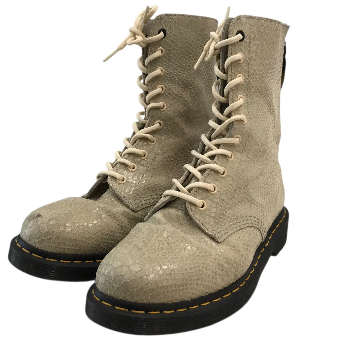 Dr．Martens×Y’s 10ホールブーツ 古着・中古-1枚目のアイテム画像