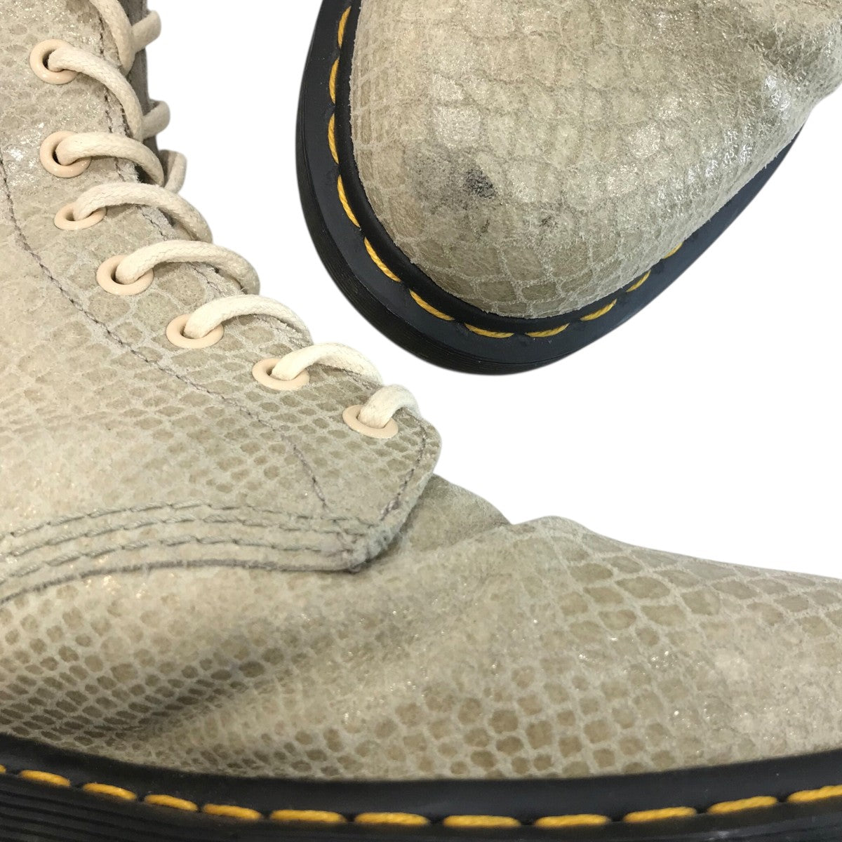 Dr．Martens×Y’s 10ホールブーツ 古着・中古-10枚目のアイテム画像