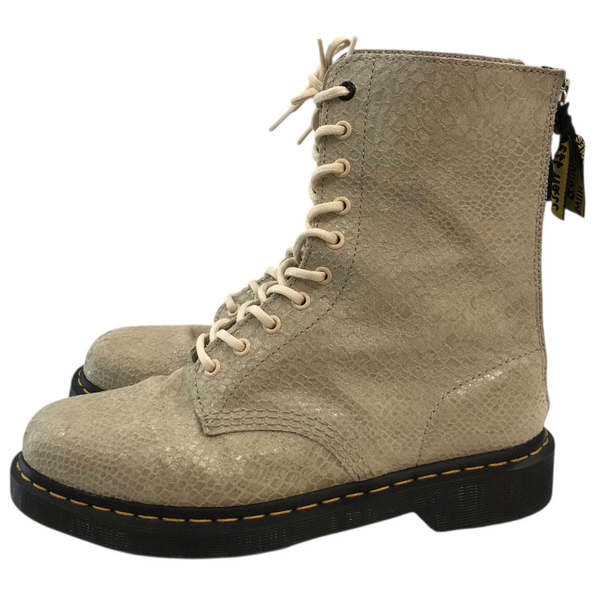 Dr．Martens×Y’s 10ホールブーツ 古着・中古-2枚目のアイテム画像