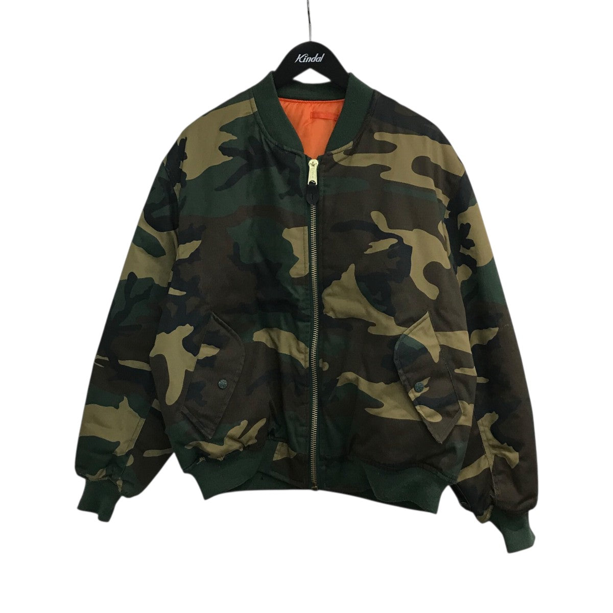 FOSTEX GARMENTS×ALYX カモフラMA-1ジャケット カーキ サイズ M