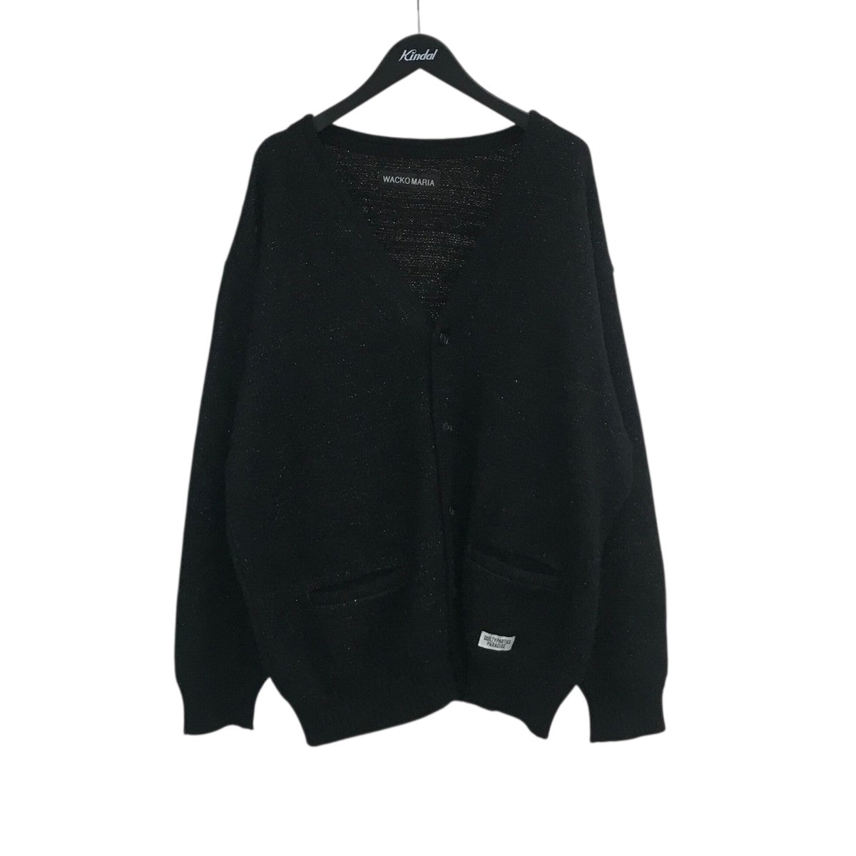WACKO MARIA 24AW「GLITTER MOHAIR CARDIGAN (TYPE-1)」グリッターモヘアカーディガン24FWWMKKN16 古着・中古-1枚目のアイテム画像