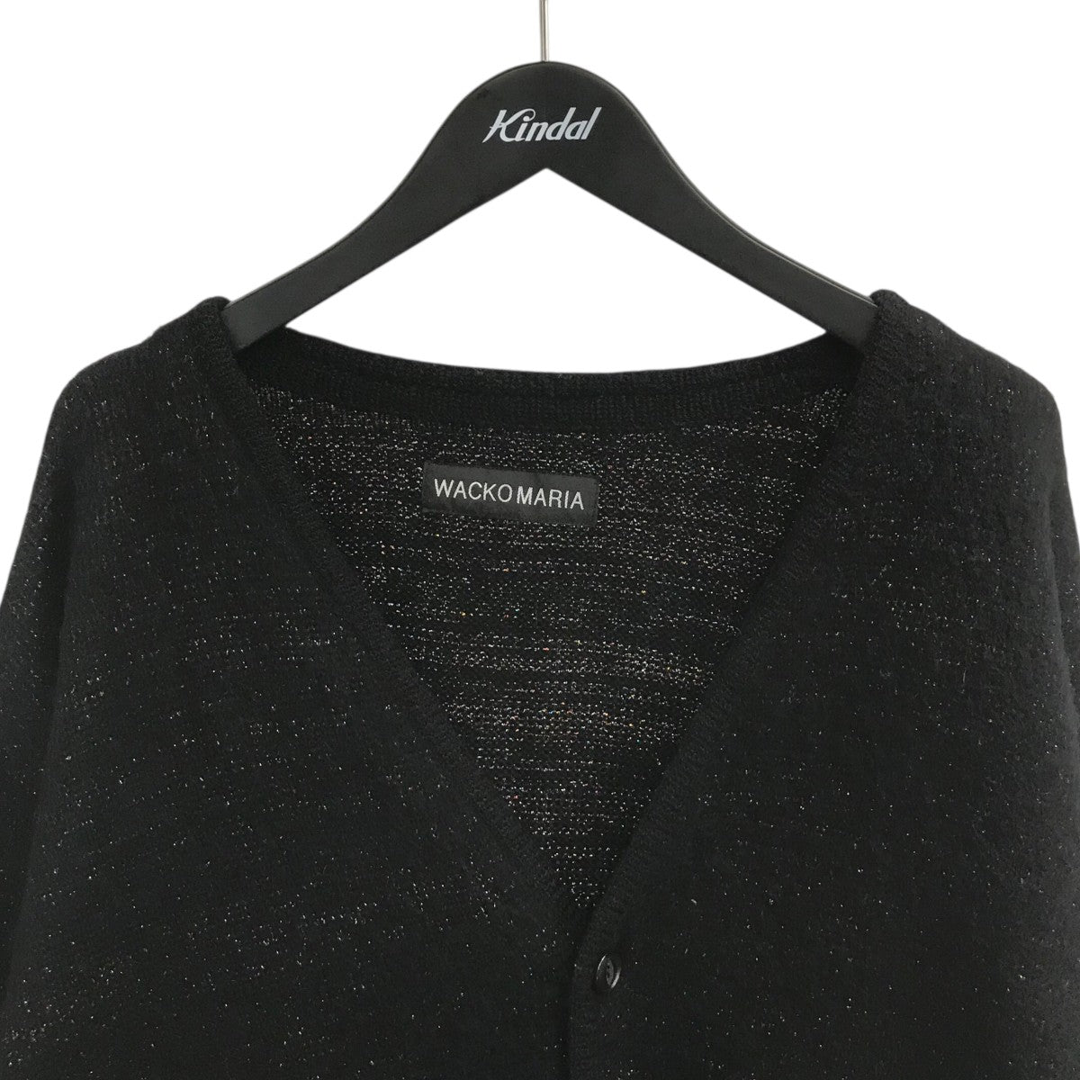 WACKO MARIA 24AW「GLITTER MOHAIR CARDIGAN (TYPE-1)」グリッターモヘアカーディガン24FWWMKKN16 古着・中古-3枚目のアイテム画像