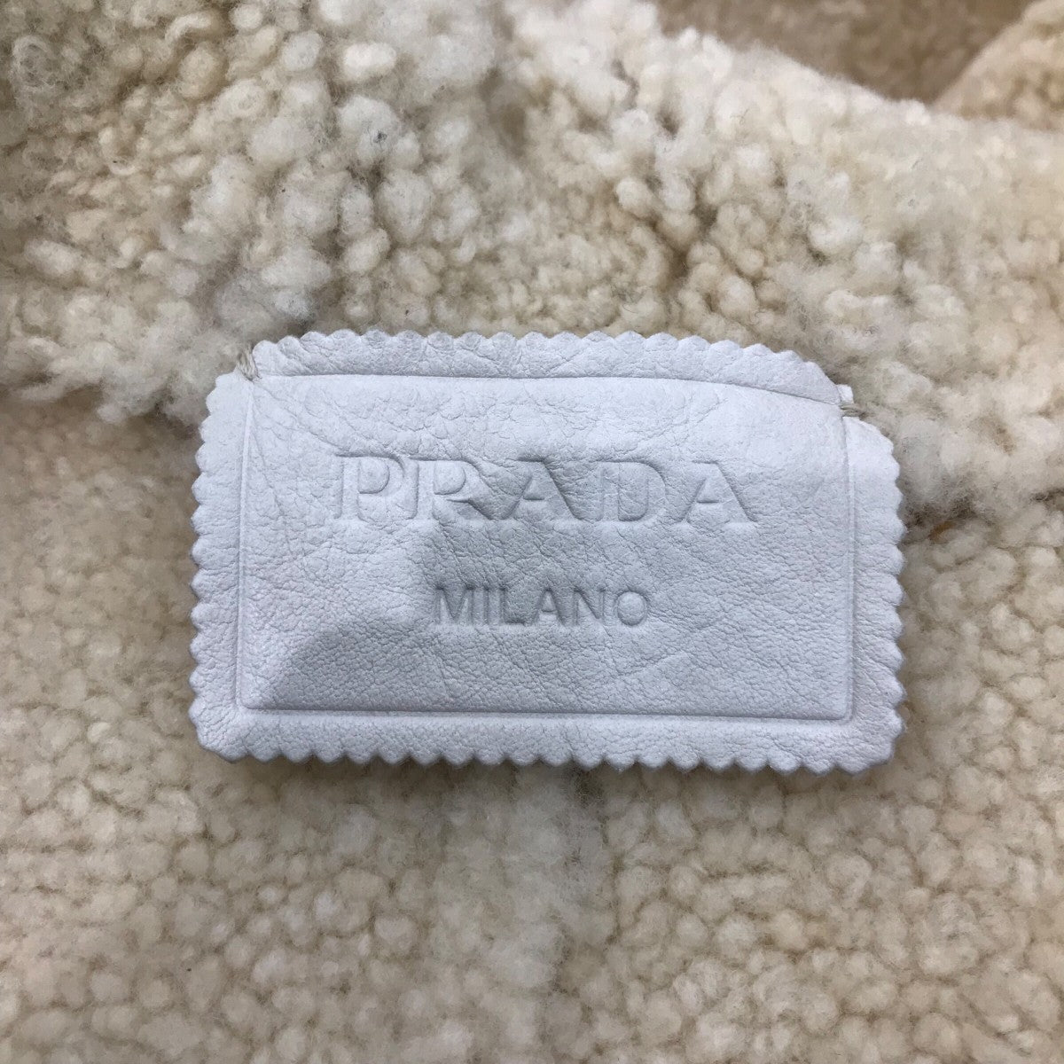 PRADA フーデッドムートンジャケット58A086 古着・中古-6枚目のアイテム画像
