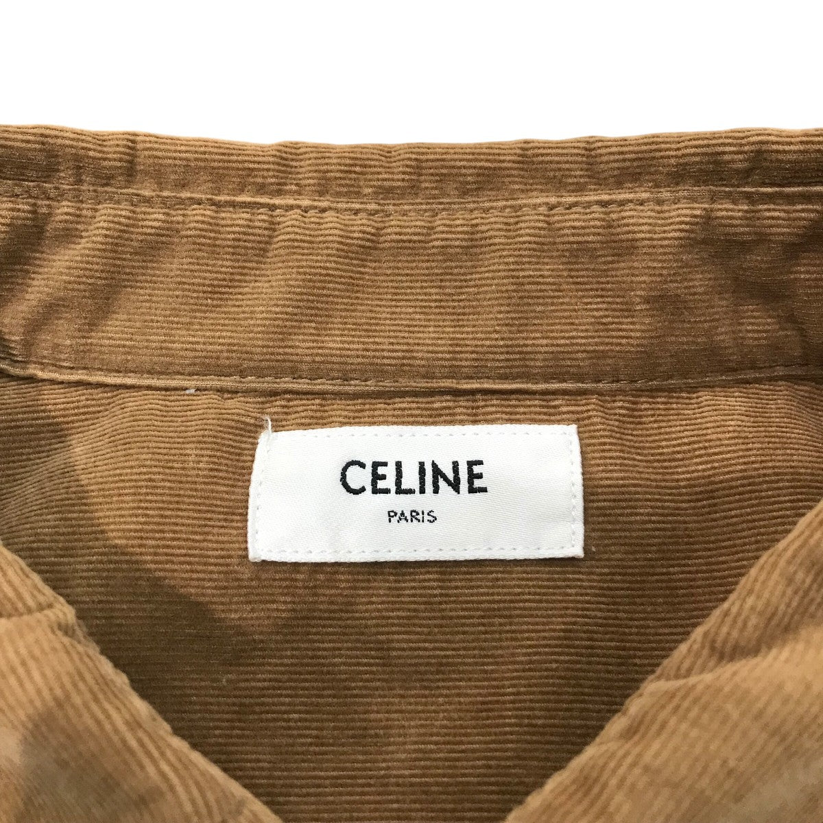 CELINE リラックスシャツ コーデュロイRC07O216T GCB1 古着・中古-6枚目のアイテム画像