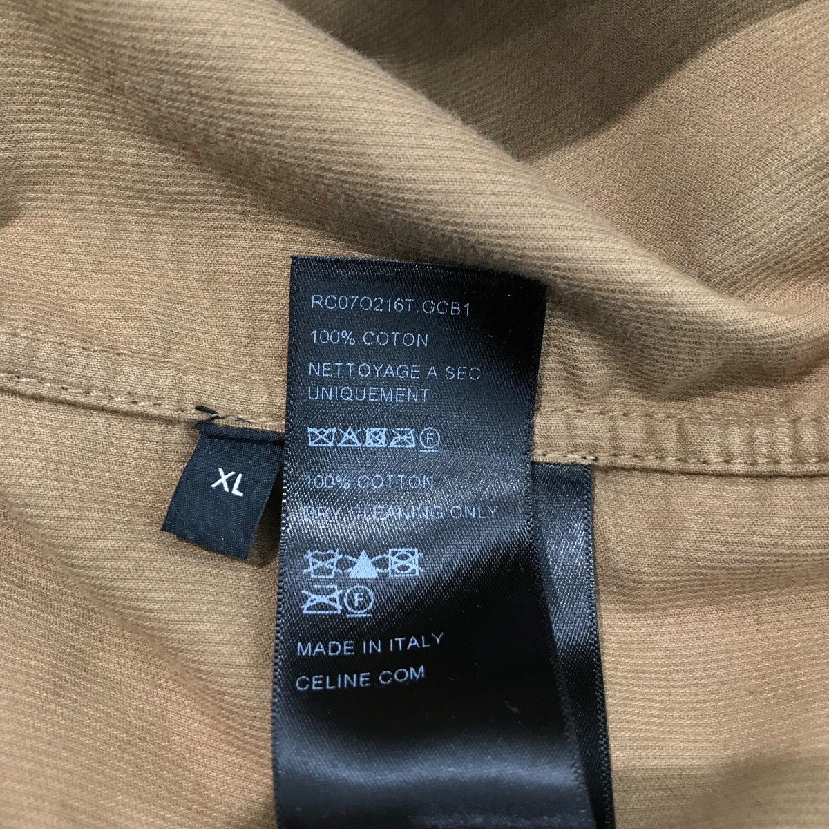 CELINE リラックスシャツ コーデュロイRC07O216T GCB1 古着・中古-7枚目のアイテム画像
