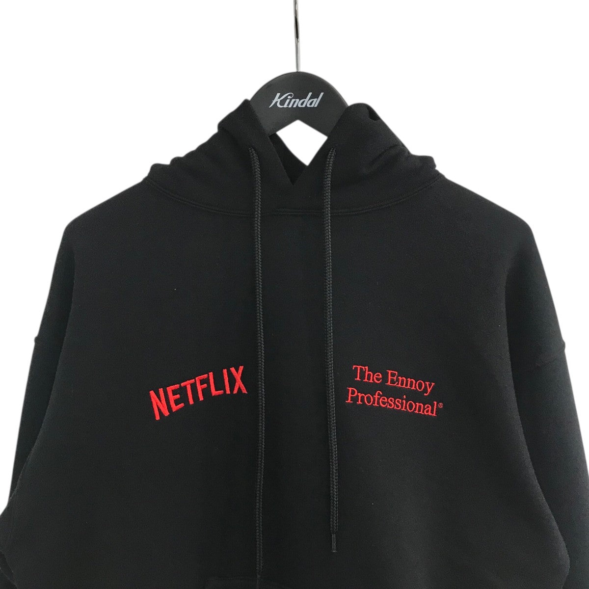 THE ENNOY PROFESSIONAL ロゴ刺繍パーカーAW23BRENCT02NTL 古着・中古-3枚目のアイテム画像