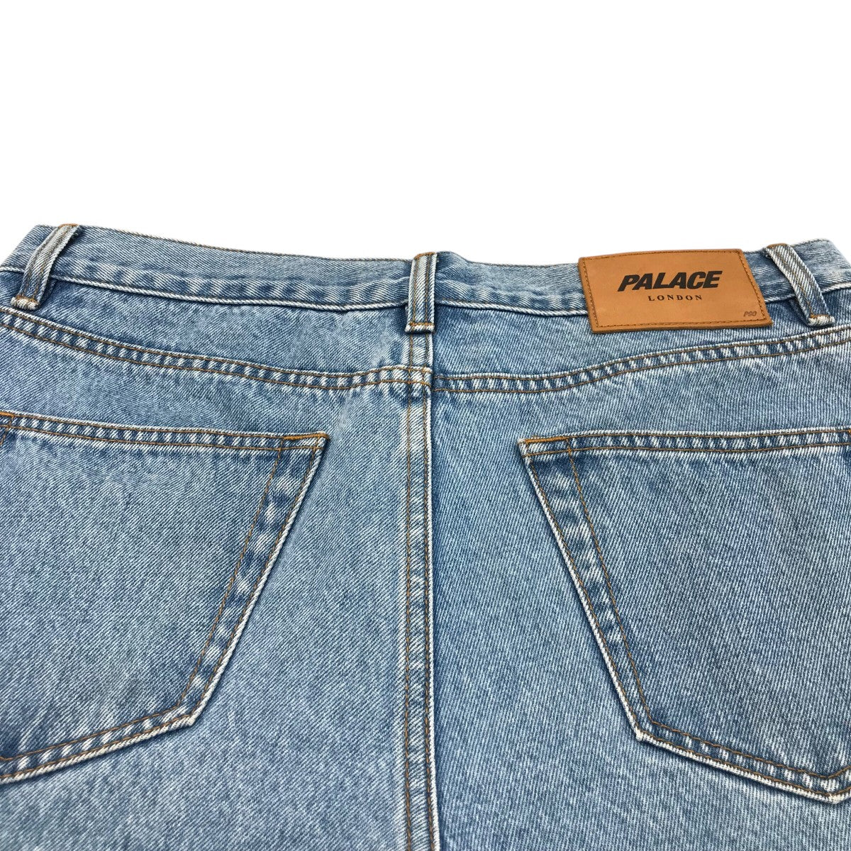 PALACE 「P90 COLLEGE STRESS BAGGY JEANS」デニムパンツ 古着・中古-4枚目のアイテム画像