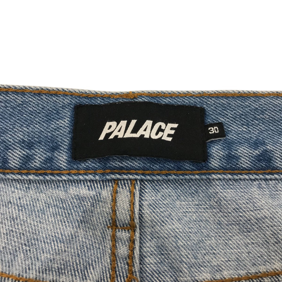 PALACE 「P90 COLLEGE STRESS BAGGY JEANS」デニムパンツ 古着・中古-5枚目のアイテム画像