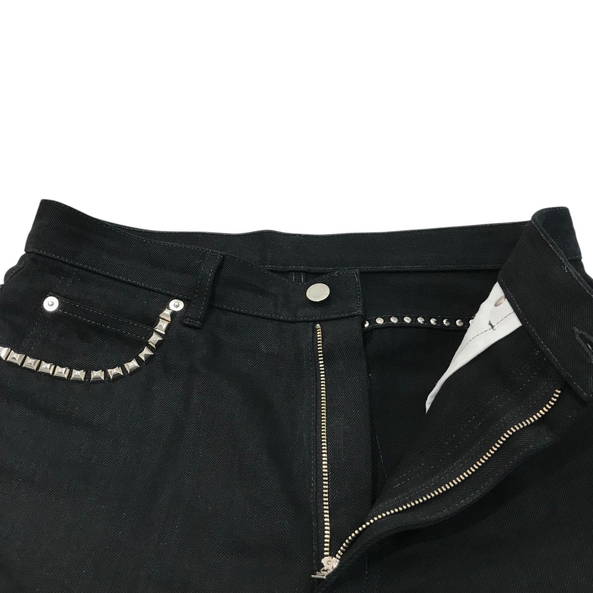 25SS「loose fit jean (studs)．」スタッズデニムパンツsp 0008aSS25