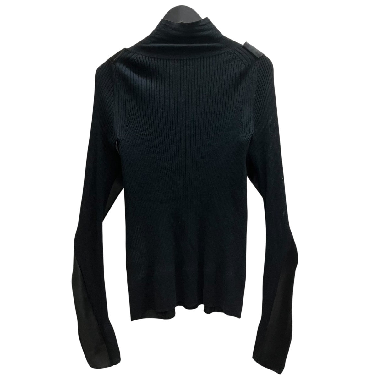sacai 24SS Knit Pullover 切替タートルネックリブニット 古着・中古-2枚目のアイテム画像
