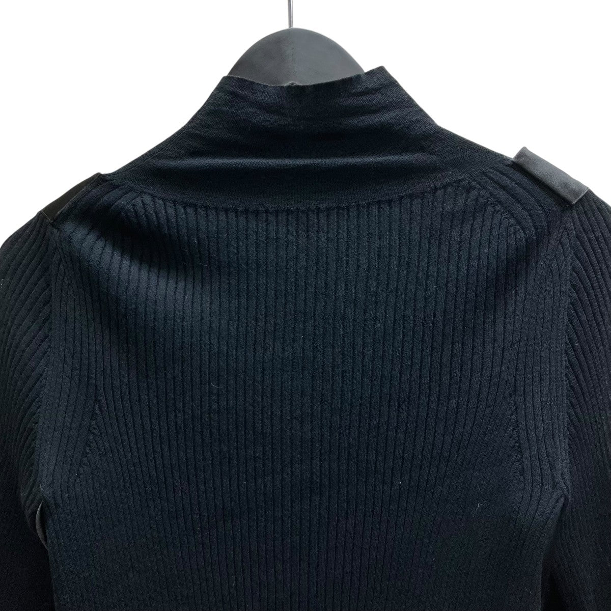 sacai 24SS Knit Pullover 切替タートルネックリブニット 古着・中古-4枚目のアイテム画像