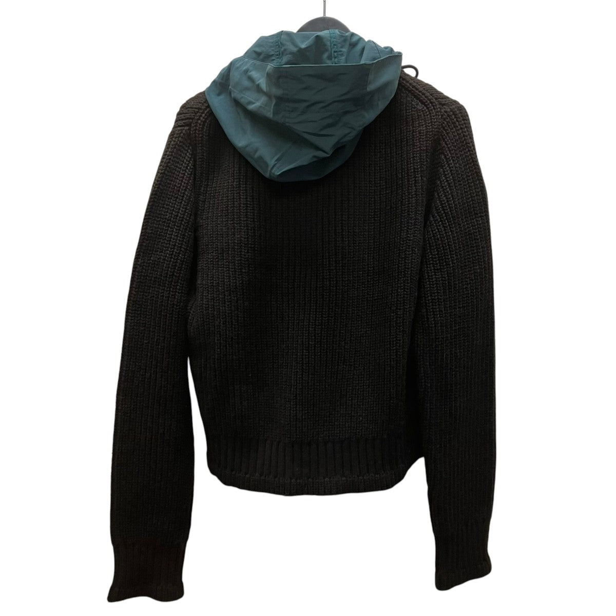 sacai SAMPLEGrosgrain × Wool Knit Blouson ジップジャケットブルゾン 古着・中古-4枚目のアイテム画像