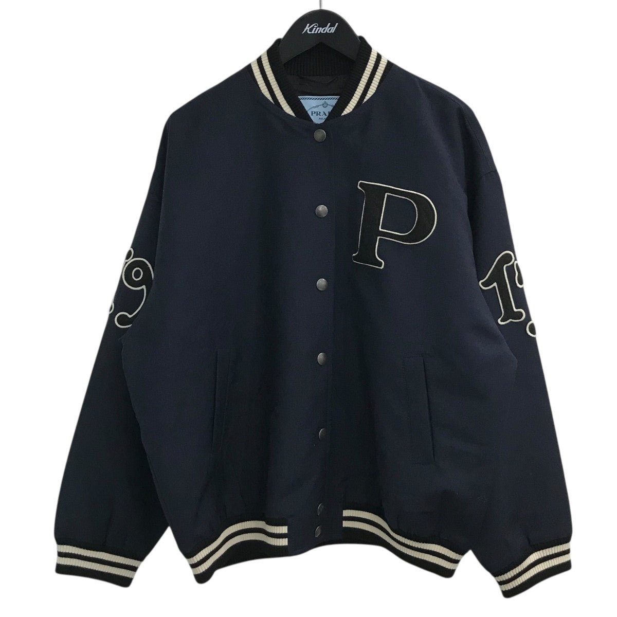 PRADA キッドモヘア ボンバージャケット (パッチ付き)P521PR 古着・中古-1枚目のアイテム画像