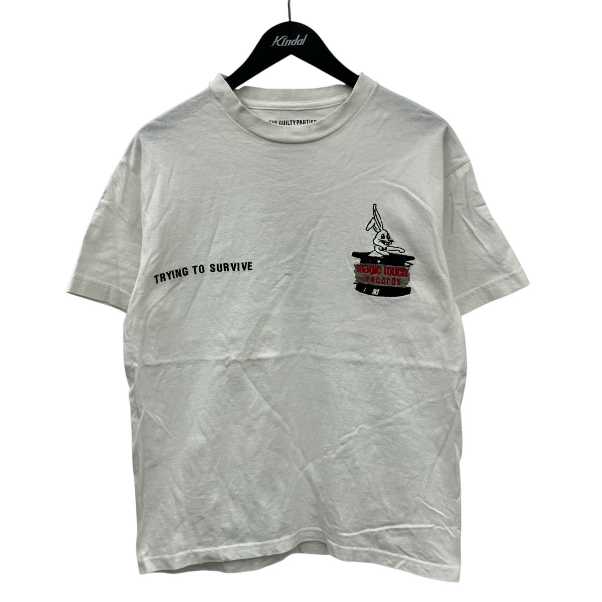 WACKO MARIA 「CREW NECK T-SHIRT TYPE-2 」Magic Touch Records刺繍Tシャツ 古着・中古-1枚目のアイテム画像