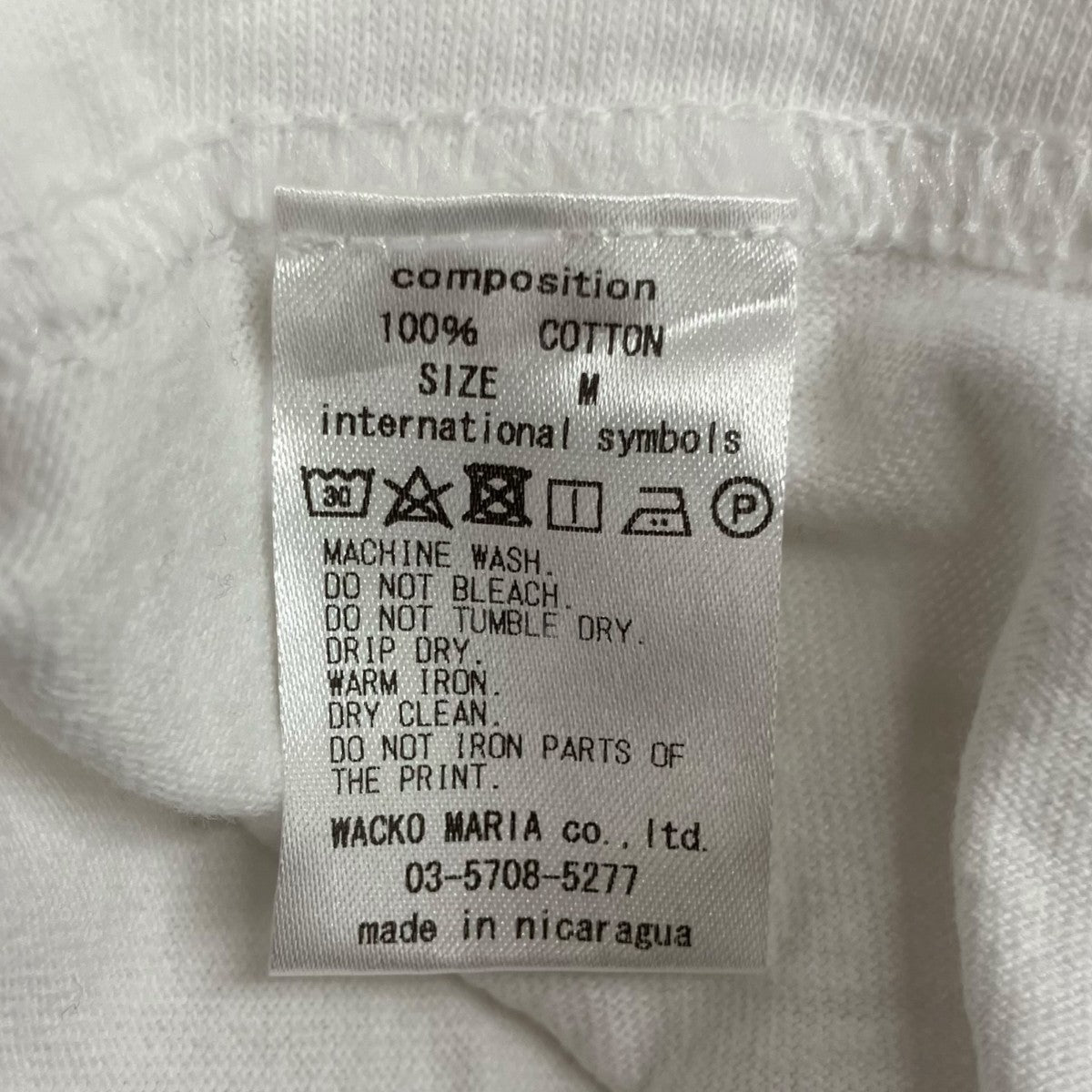 WACKO MARIA 「CREW NECK T-SHIRT TYPE-2 」Magic Touch Records刺繍Tシャツ 古着・中古-6枚目のアイテム画像