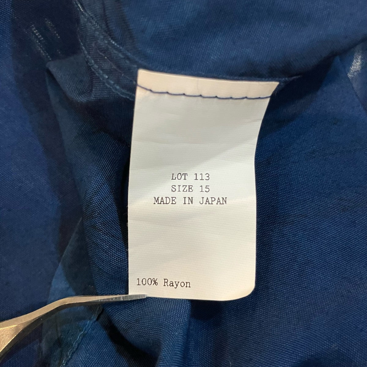 Taiga Takahashi 「OPEN COLLAR SHIRT」ハワイアン半袖シャツLOT 113 古着・中古-6枚目のアイテム画像