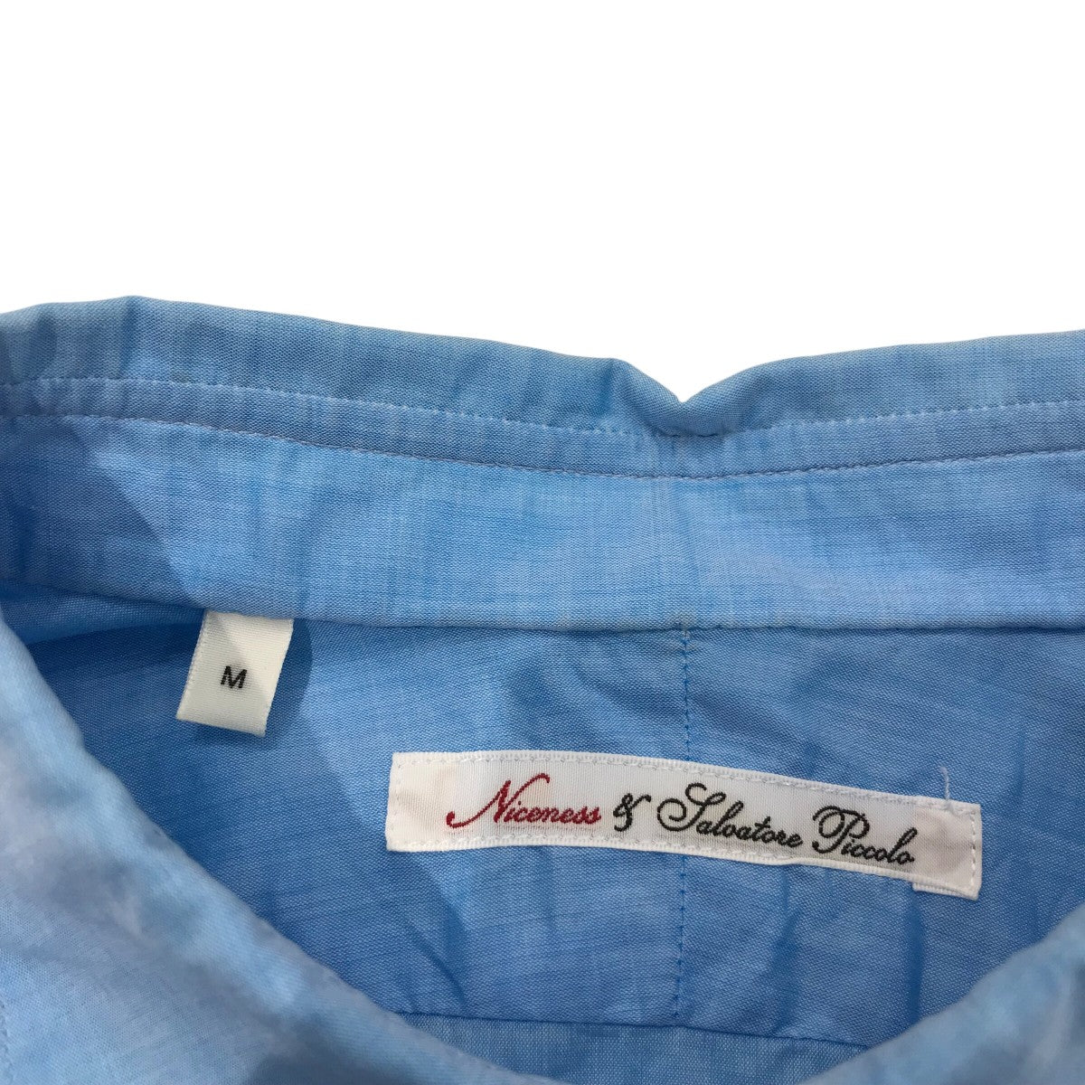NICENESS×Salvatore Piccolo 「PISANO」長袖シャツNN 7201Y13 古着・中古-5枚目のアイテム画像