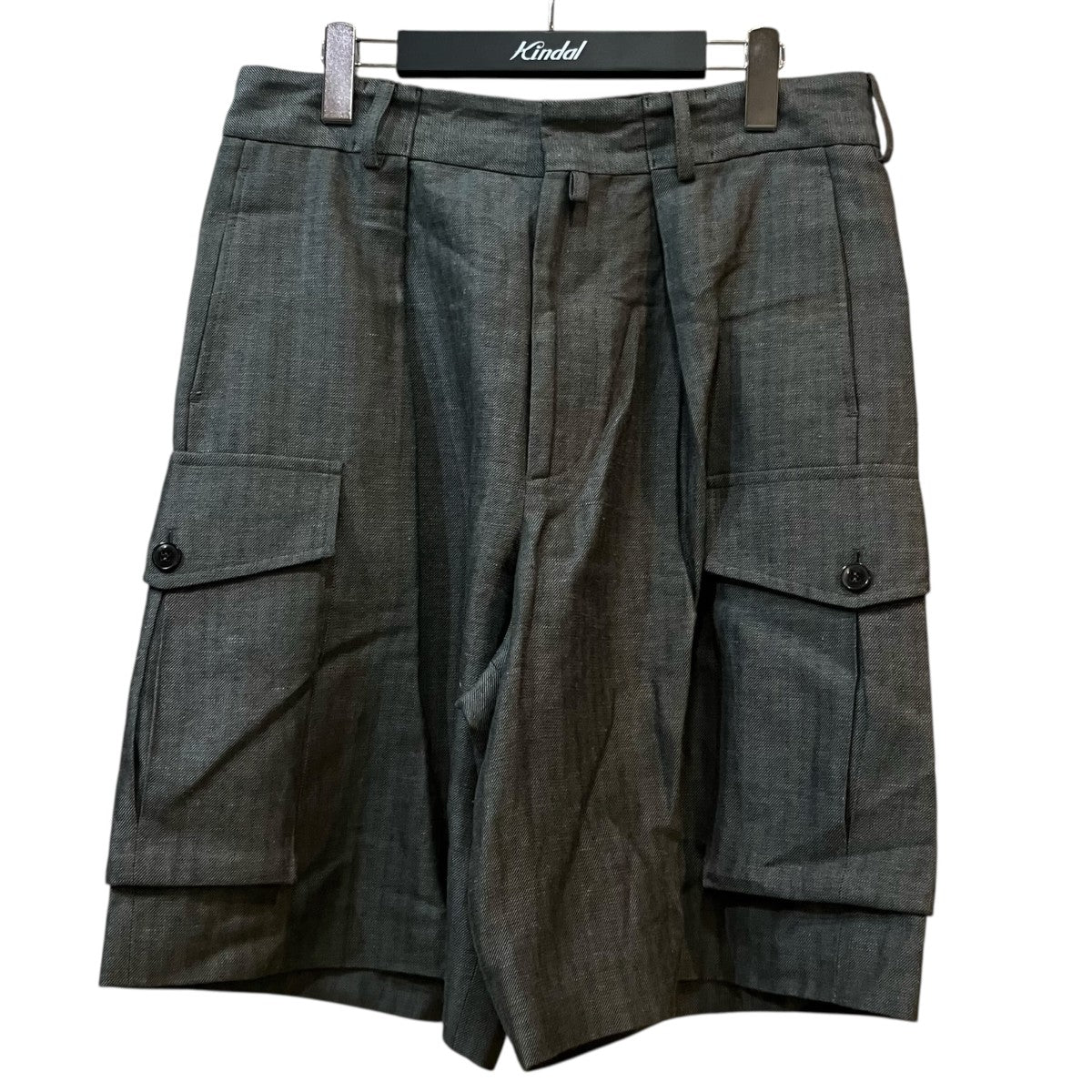 DRIES VAN NOTEN 「PIERS TRIS SH 1307 M．W．PANTS - Raf」カーゴショートパンツ855 020916 1307 506 古着・中古-1枚目のアイテム画像