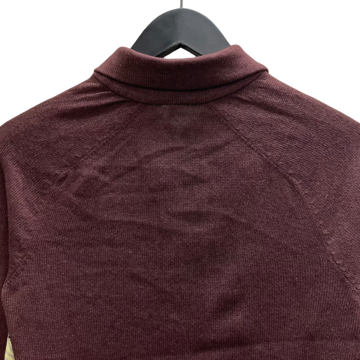 HERMES シルクシャツ切替カーディガン 古着・中古-4枚目のアイテム画像