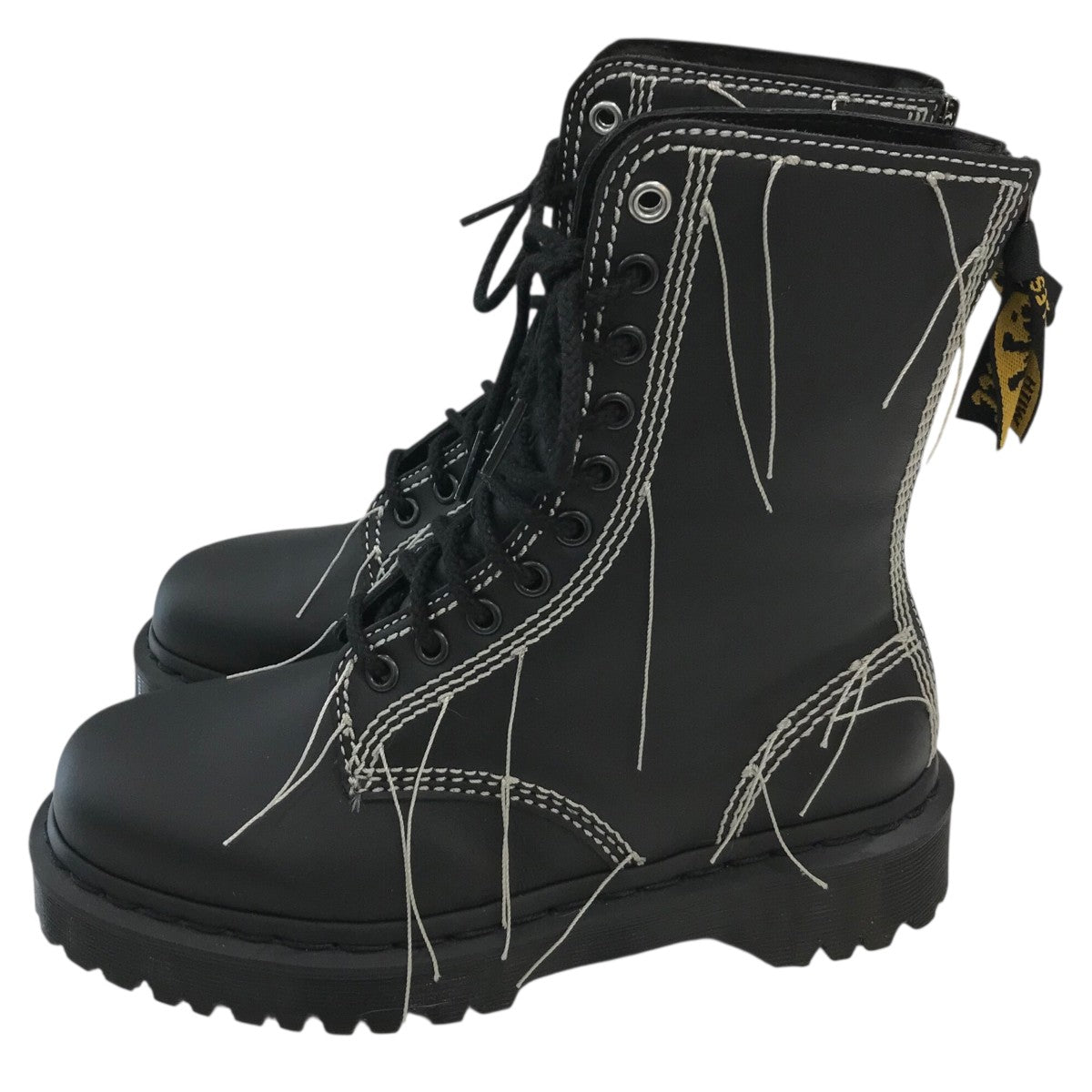 Dr．Martens×Y’s 「1490 Y’s」バックジップ10ホールブーツYG E07 740 古着・中古-2枚目のアイテム画像