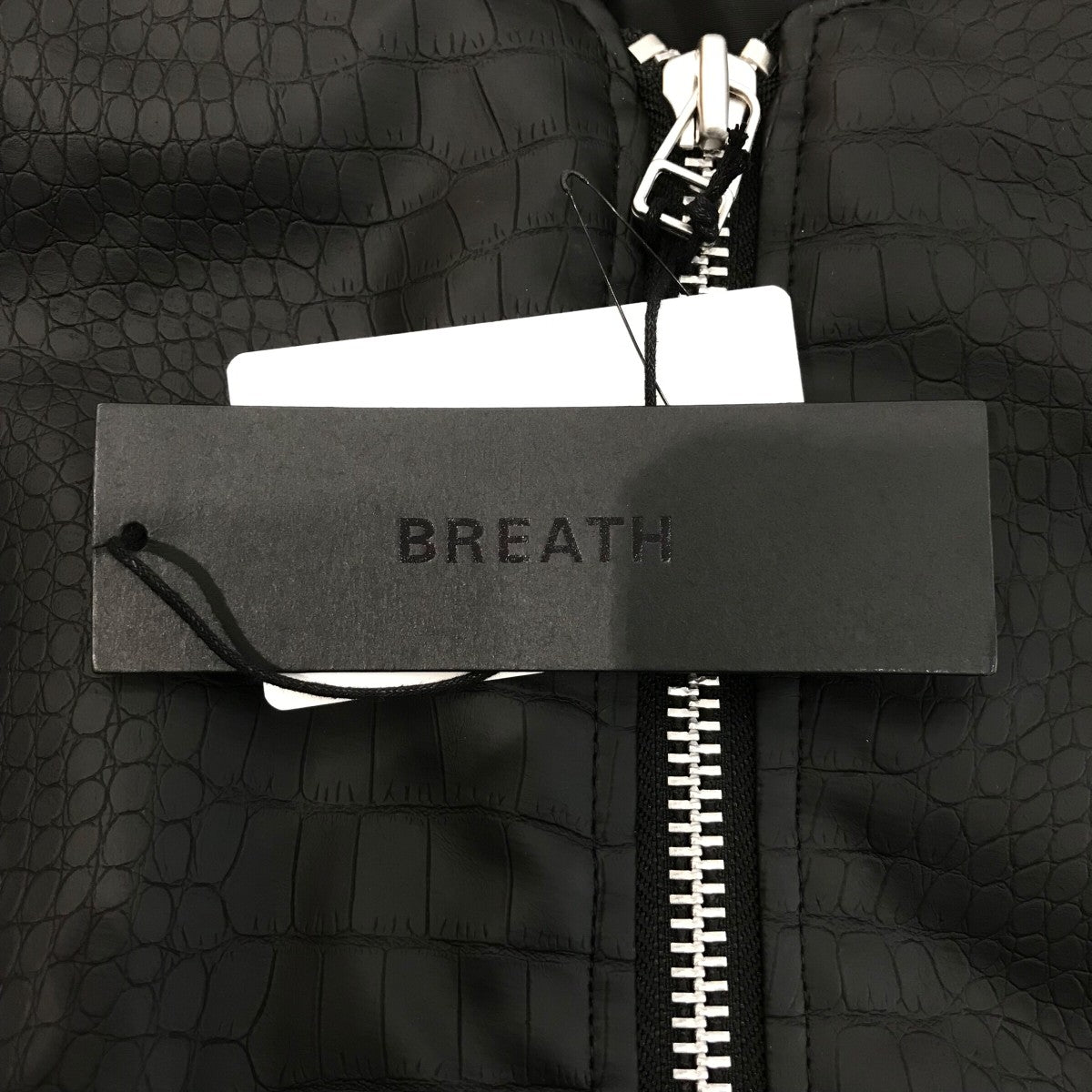 BREATH フェイクレザーボンバージャケットBR25AW 00101 古着・中古-8枚目のアイテム画像
