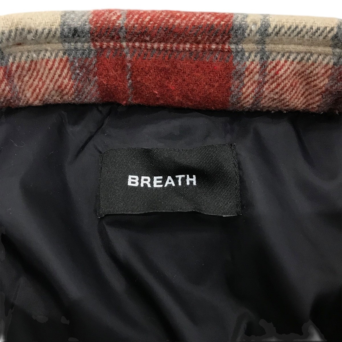 BREATH 「QUILTING CHECK SHIRT」キルティングチェックシャツBR25AW S2003 古着・中古-6枚目のアイテム画像