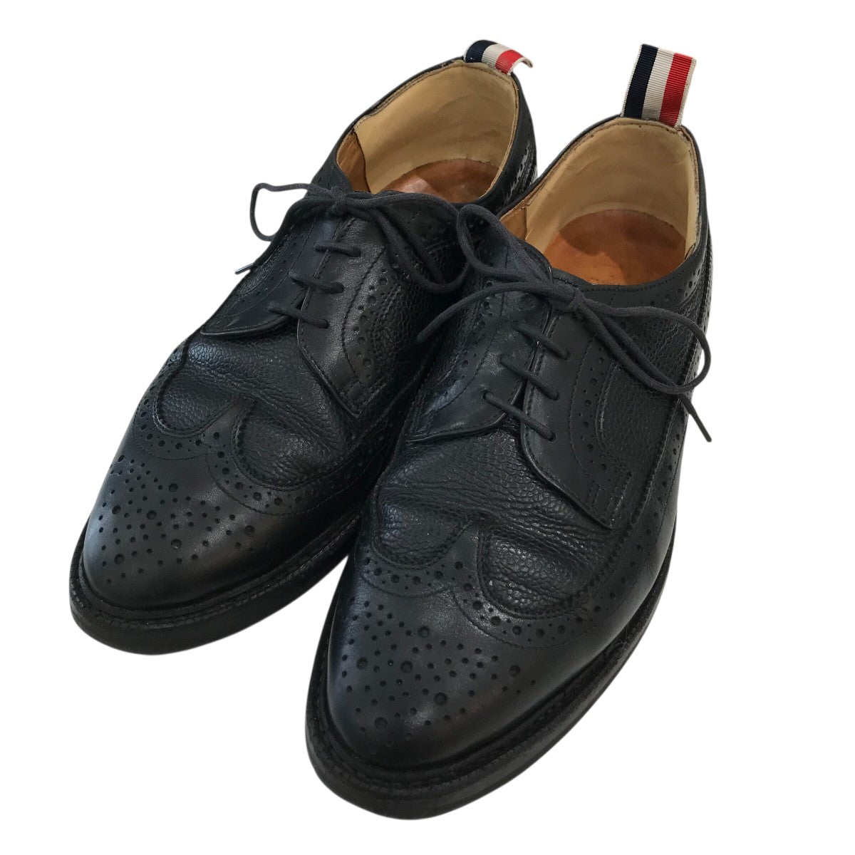 Thom Browne ウイングチップレザーシューズ 古着・中古-1枚目のアイテム画像