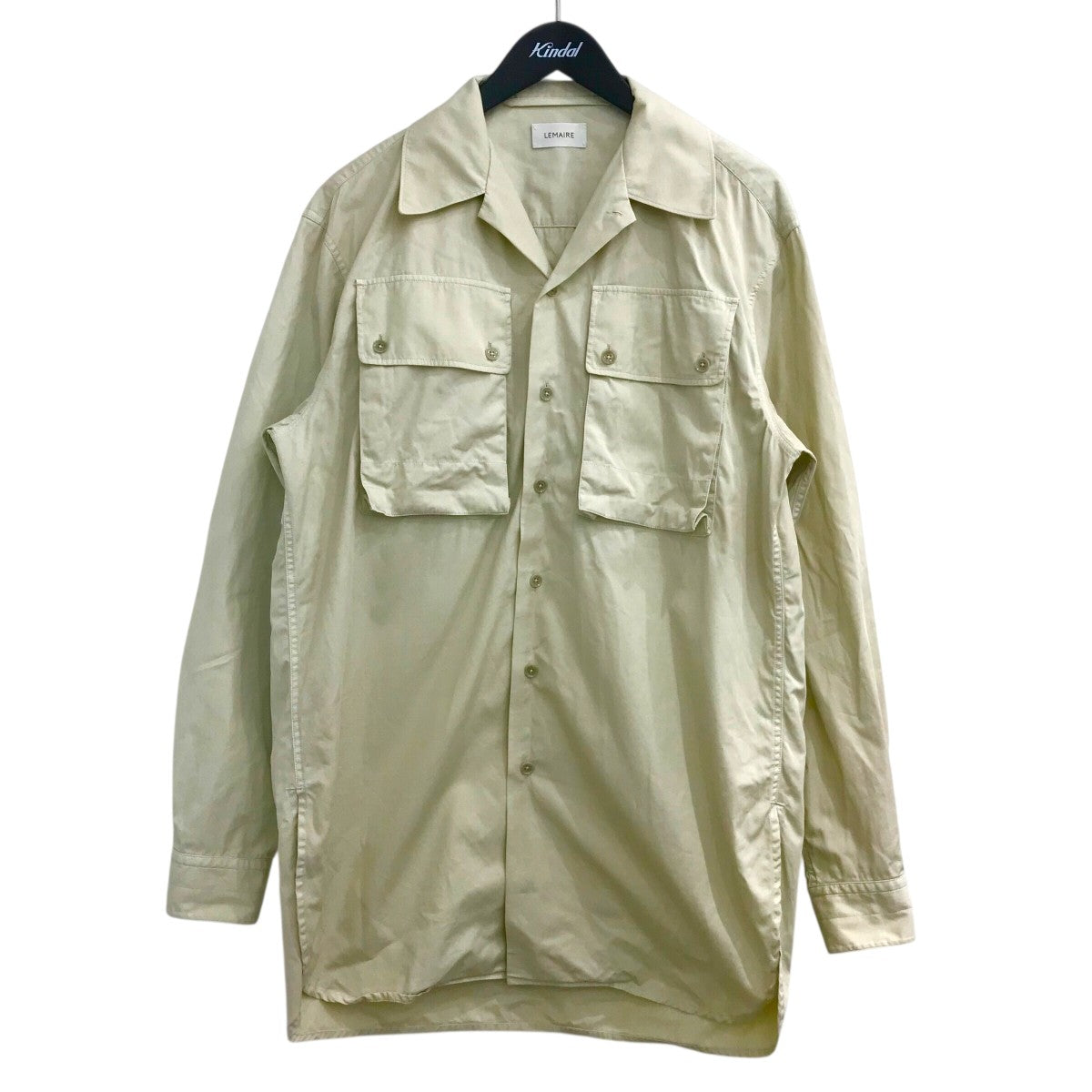 LEMAIRE 「MILITARY SHIRT」ミリタリーシャツM221SH190LF699 古着・中古-1枚目のアイテム画像