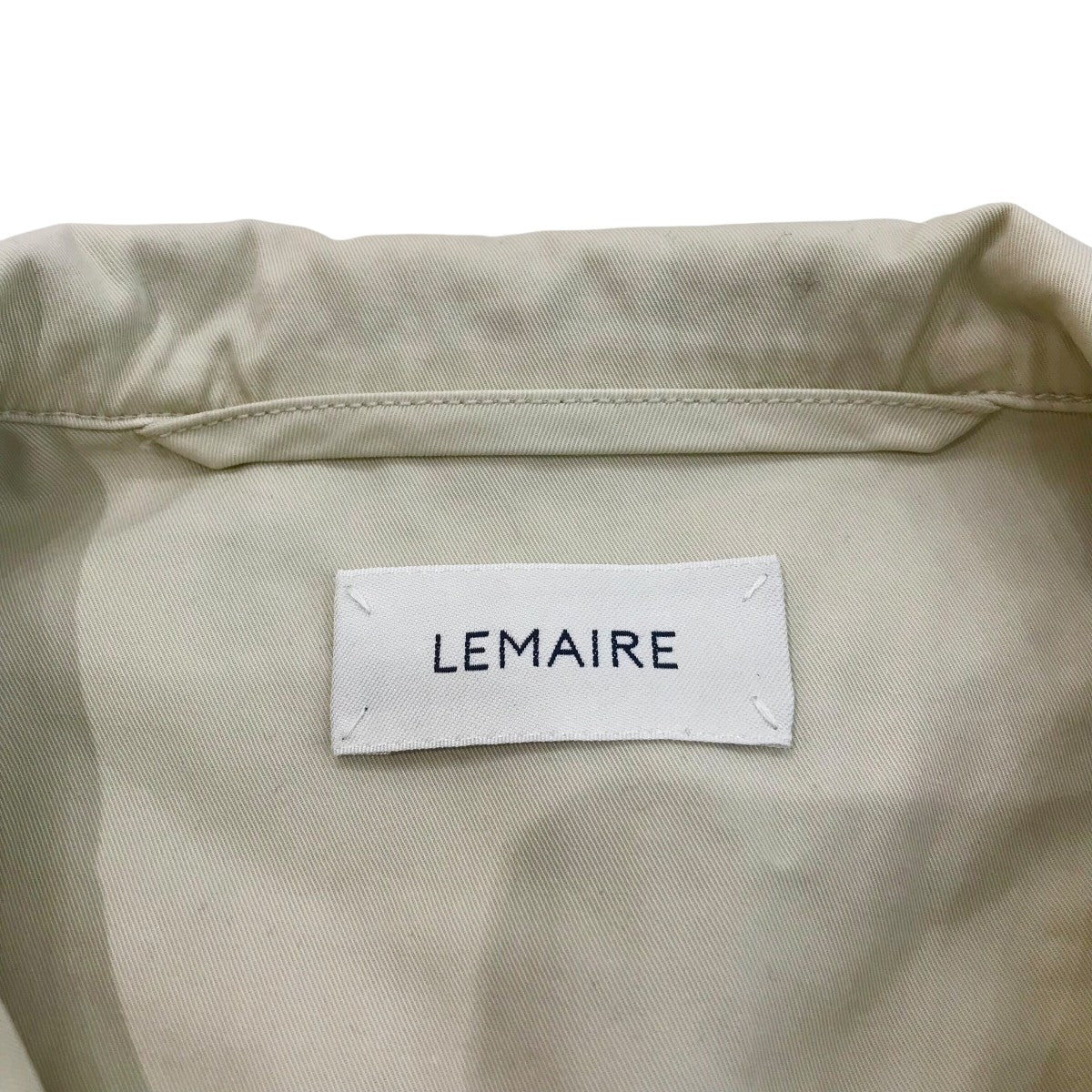 LEMAIRE 「MILITARY SHIRT」ミリタリーシャツM221SH190LF699 古着・中古-5枚目のアイテム画像