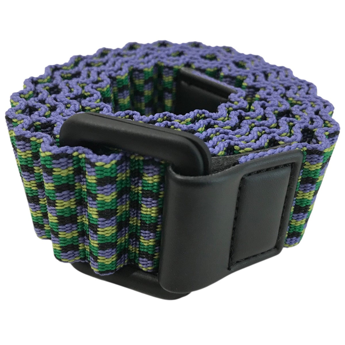 HOMME PLISSE ISSEY MIYAKE 「JACQUARD PLEATS BELT」プリーツベルト 古着・中古-2枚目のアイテム画像